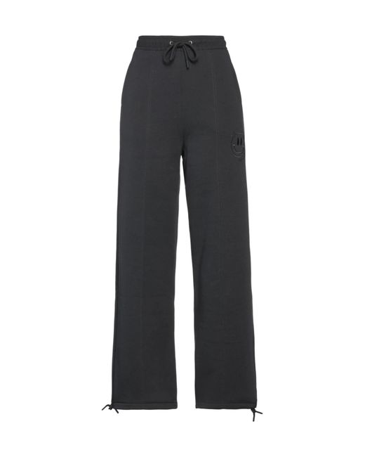 Ganni Black Simple Solid Color Trousers