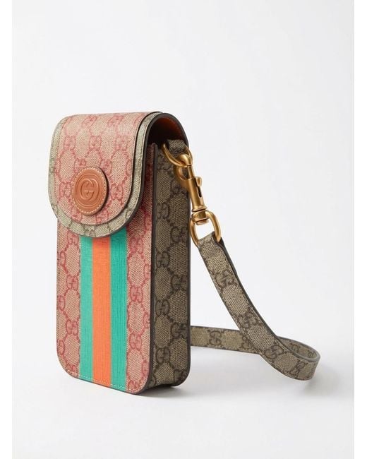 Gucci White Gg Ribbon Mini Handbag for men