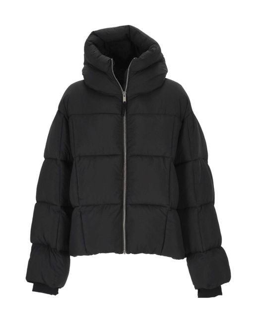 Thom Krom Black Padded Hooded Jacket for men