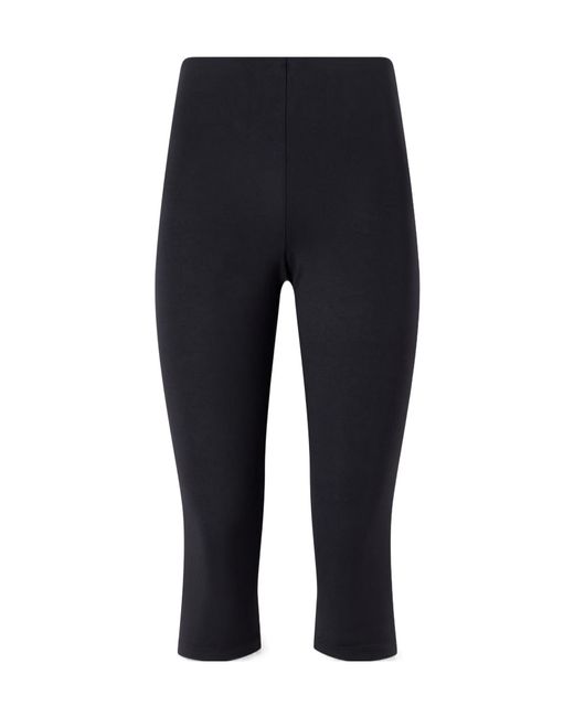 Skims Blue Stretch-Jersey Capri Leggings
