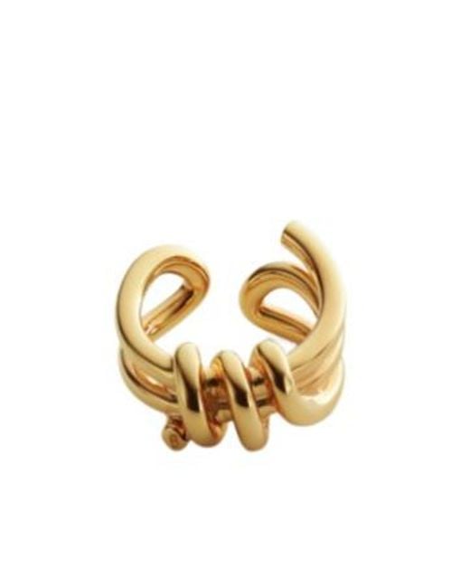 MM6 by Maison Margiela Metallic Knotted Ring