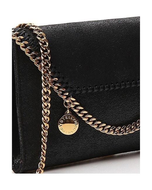 Stella McCartney Black Falabella Mini Shoulder Bag