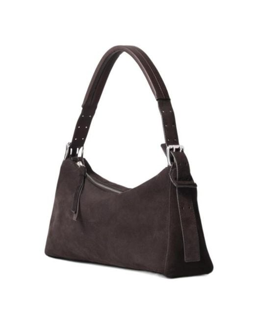 Lemaire Brown Belted Baguette Bag