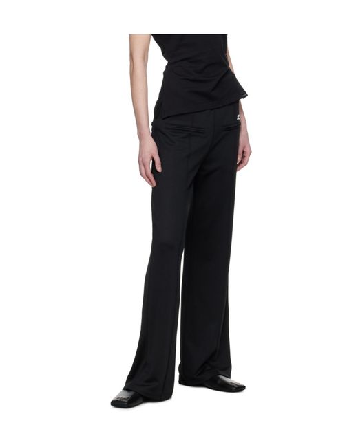 Courreges Black Courrèges Heritage Square Toe Mules