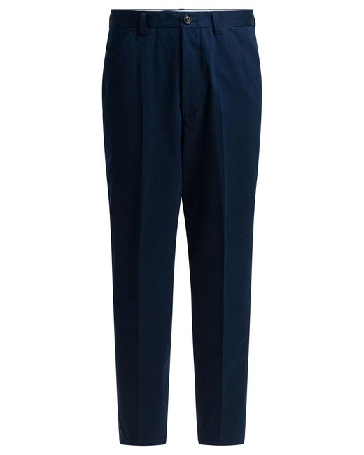 Brunello Cucinelli Blue Tapered Pants for men