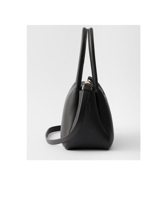 Prada Black Liaison Mini Leather Handbag