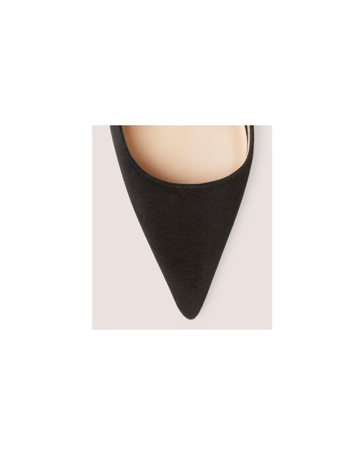 Stuart Weitzman Black Cusp High-Heeled Shoes