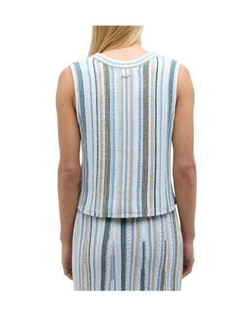 Barbour Blue Knitted Top