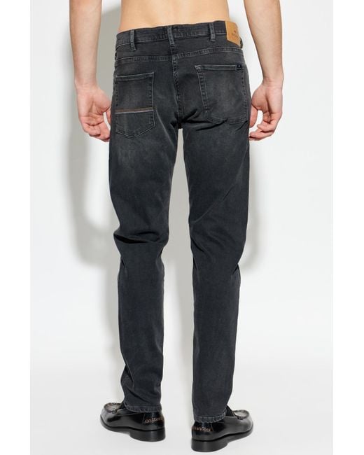 Paul Smith Blue Ps Paul Smith Tapered Leg Jeans for men