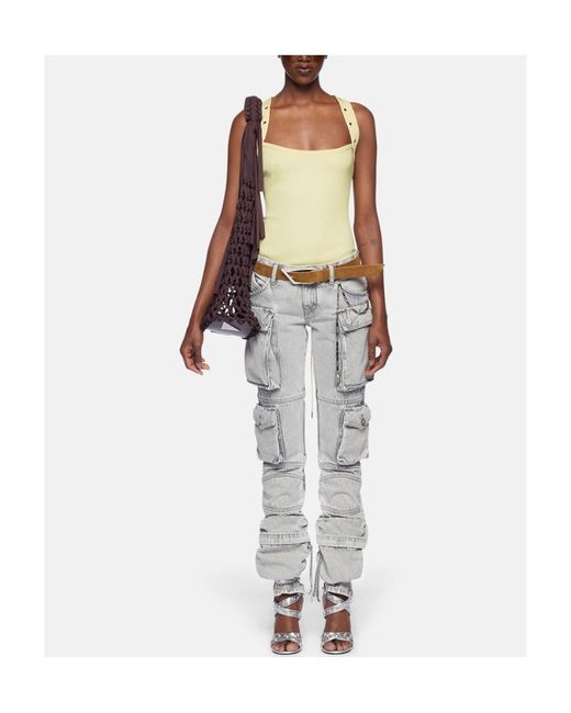 The Attico Gray The Essie Long Pants
