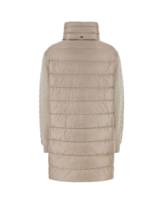 Herno Natural Long-Sleeve Down Jacket