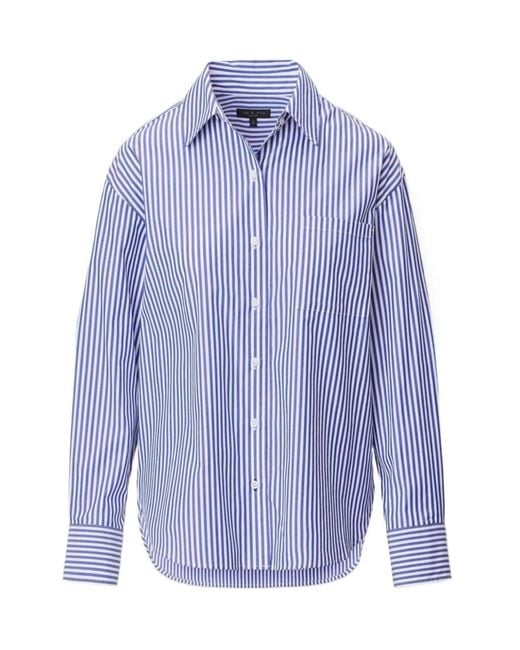 Rag & Bone Blue Long-Sleeved Shirt