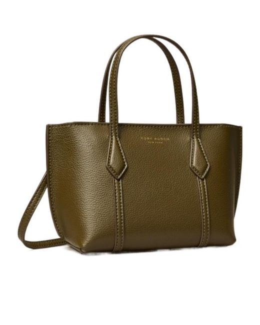 Tory Burch Green Mini Perry Tote