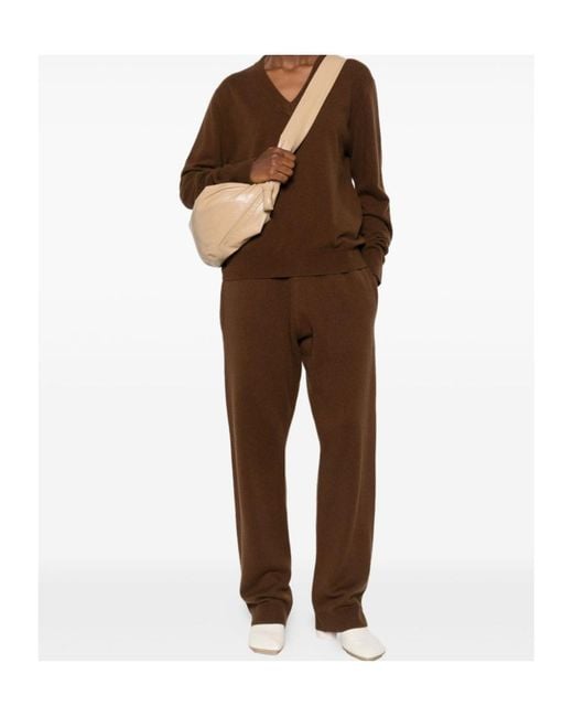 Entire studios Brown Ribbed Track Trousers for men