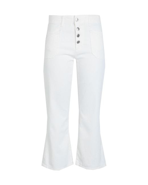 MAX&Co. White Belt Loop Jeans