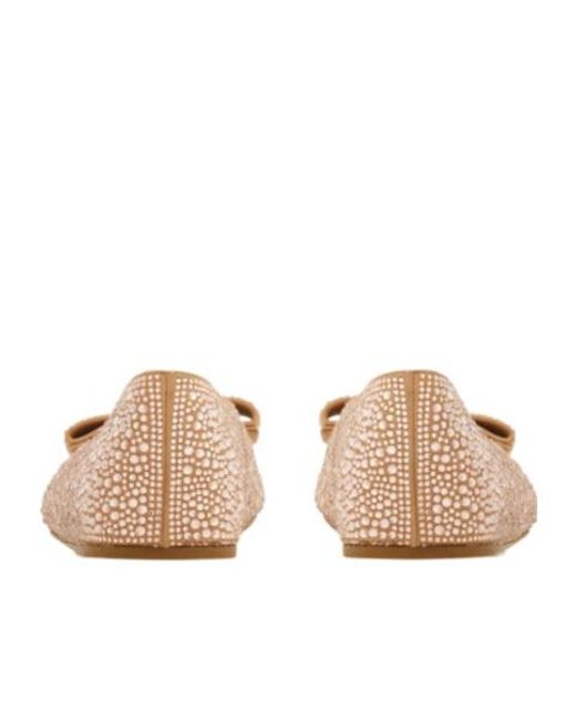 Ferragamo Natural Vara Bow Ballet Flats