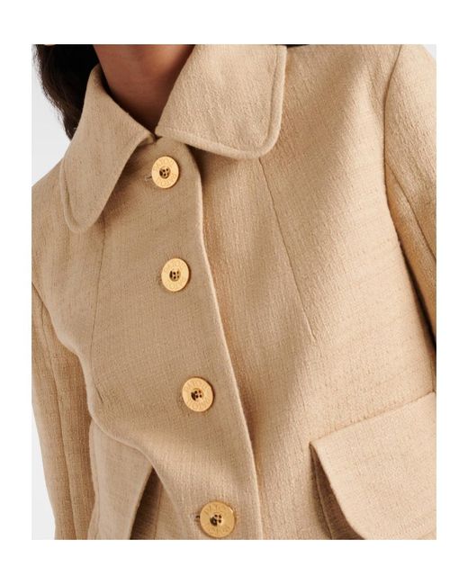 Patou Natural Button-Down Casual Jacket