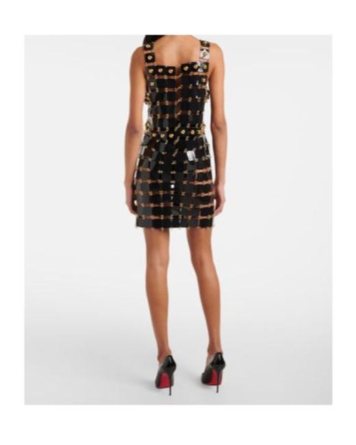 Rabanne Black Studded Minidress