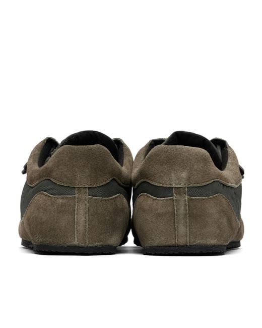 CECILIE BAHNSEN Brown Embellished Low-Top Sneakers