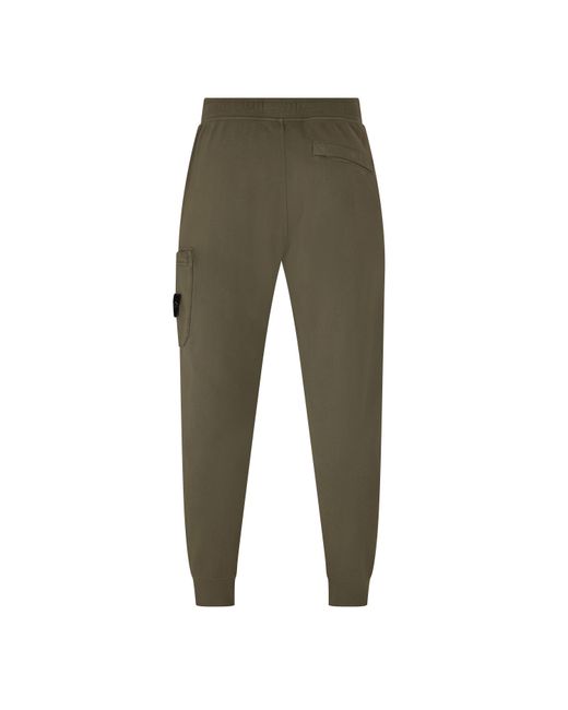 Stone Island Green Soft Knit Jogger Pants for men