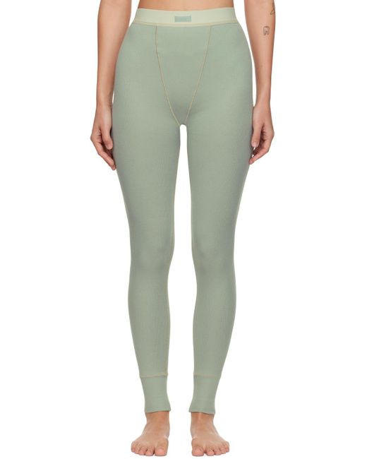 Skims Green Logo Tights
