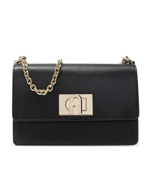 Furla Black Bakare Turn-On Shoulder Bag