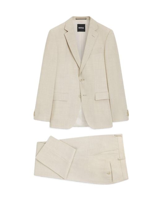Boss White Boss Two-Piece Tailored Suit for men