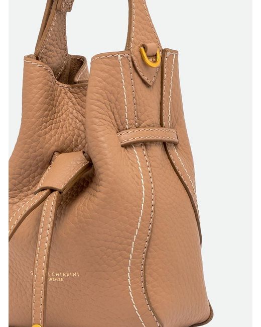 Gianni Chiarini Brown Sienna Small Bucket Bag