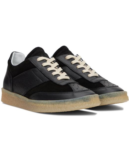 MM6 by Maison Margiela Black Logo Sneakers