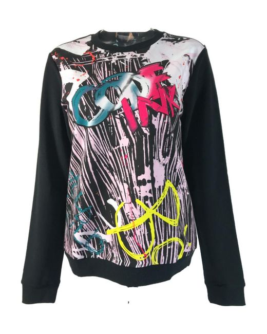 Sportmax Black Long-Sleeved Pullover Hoodie