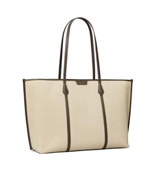 Tory Burch Natural Perry Shopper Bag