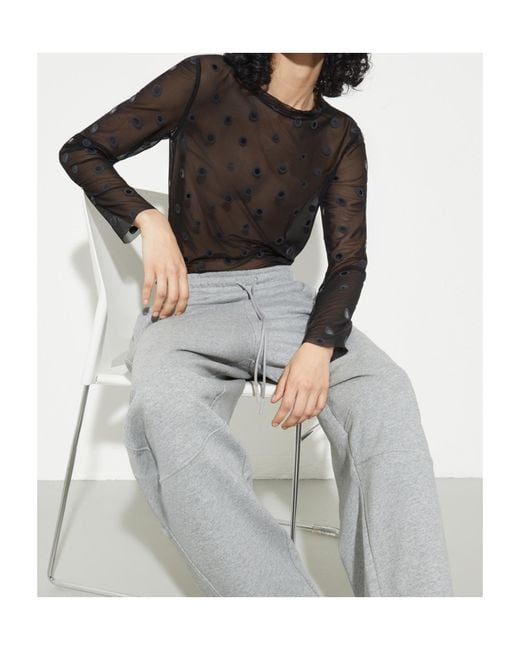 MAX&Co. Black Long-Sleeved Top