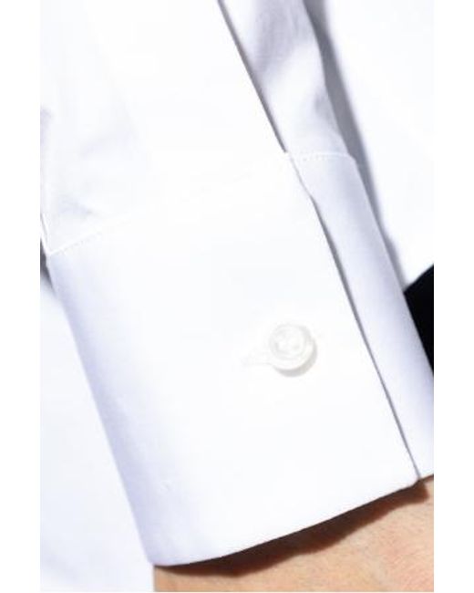DSquared² White Easy Slim Tux Shirt for men