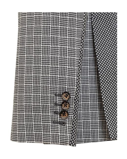 Thom Browne Gray Pow Cashmere Cropped Crew Neck Cardigan
