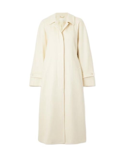 Chloé White Lapel Windbreaker