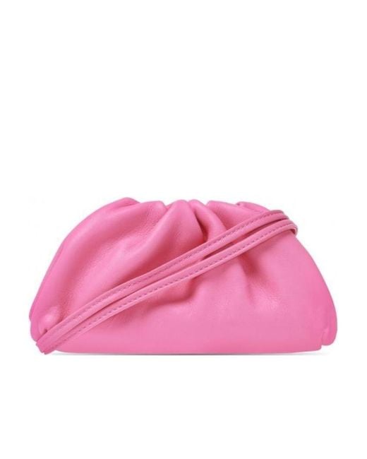 Bottega Veneta Pink Lanyard Leather Coin Pouch