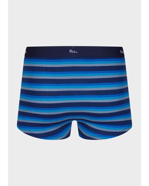 Paul Smith Blue Mixed-Pattern Seven Pack Boxer Briefs for men