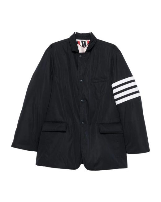 Thom Browne Blue Striped Jacket for men
