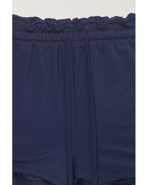 DUNST Blue Pleated Midi Skirt
