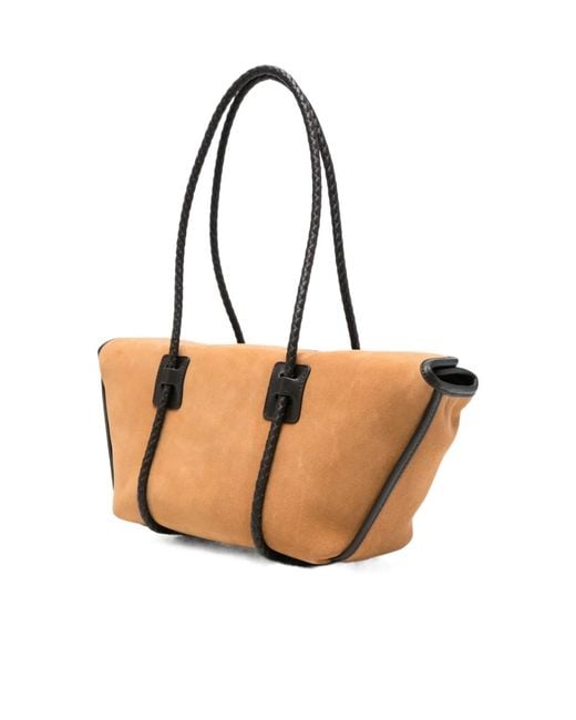 Hereu White Woven Shoulder Strap Shoulder Bag