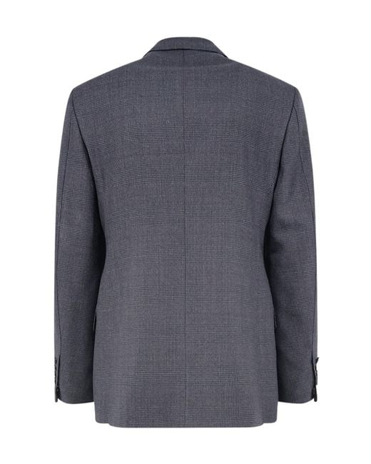 Tom Ford Blue Prince Of Wales Check Suit for men