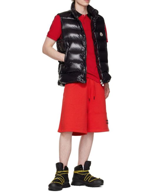 Moncler Black Tibb High-Neck Zip-Up Padded Gilet for men