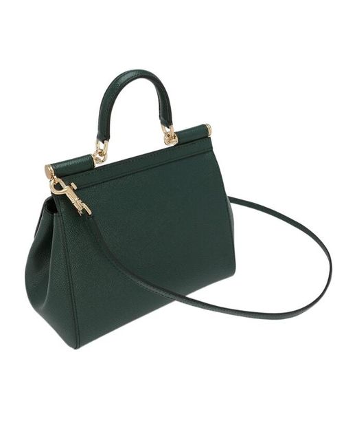 Dolce & Gabbana Green Medium Sicily Handbag