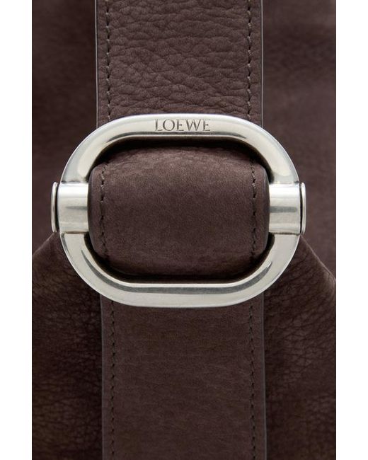 Loewe Brown Loop Bucket Bag for men