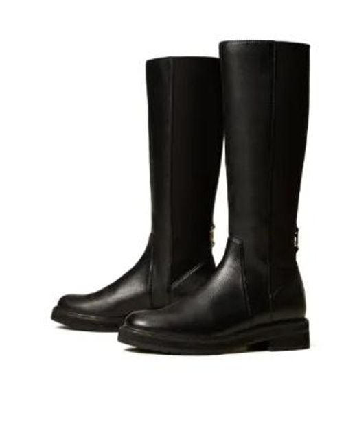 Twinset Black Elastic-Back High Boots