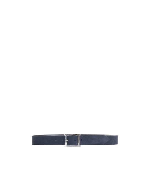 Orciani Blue Square Buckle Belt for men