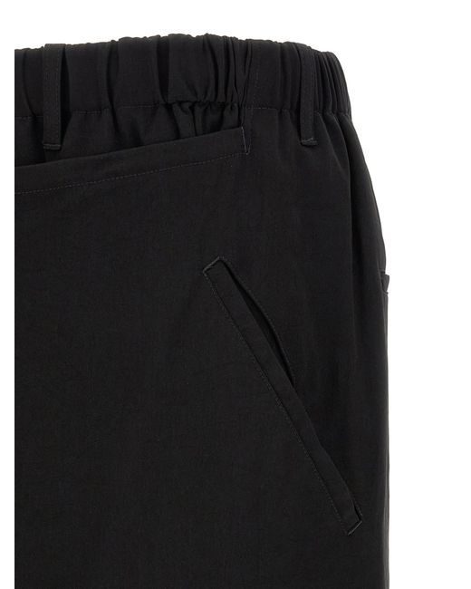 Yohji Yamamoto Black Wallet Pants for men