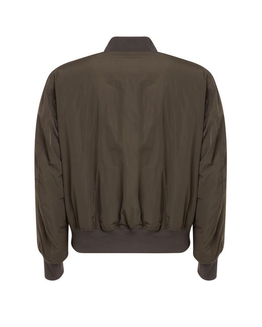 Aspesi Green Zip-Up Bomber Jacket for men