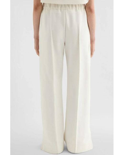 Jil Sander White Technical Cotton Trousers