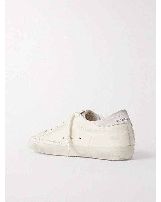 Golden Goose Deluxe Brand White Superstar Lace-Up Sneakers